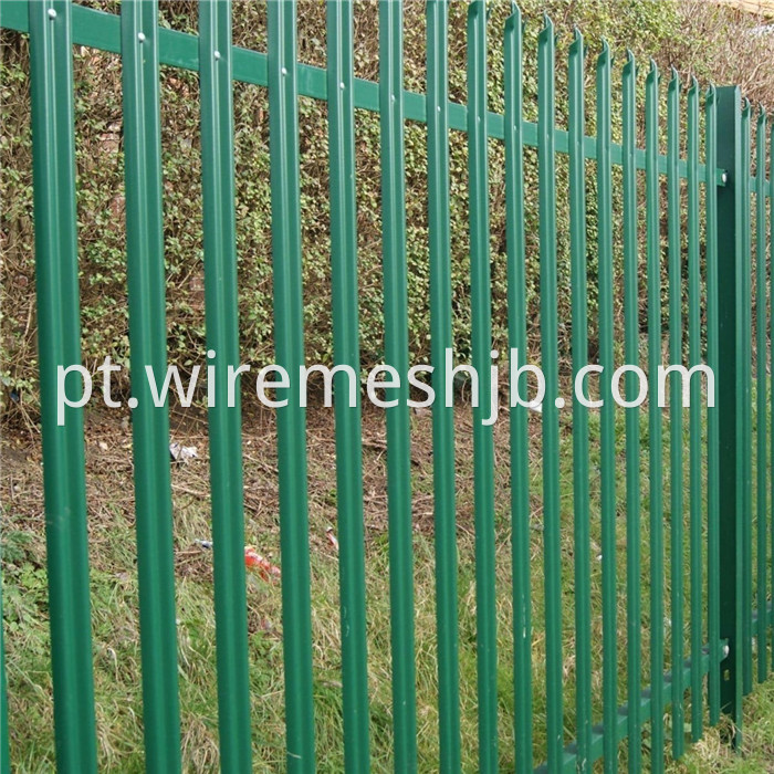 Plastic Coated Palisade Fencing